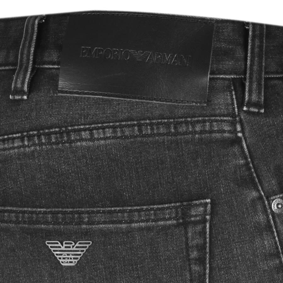 Alternative Image for ProductEmporio Armani J45 Regular Fit Jeans Black3